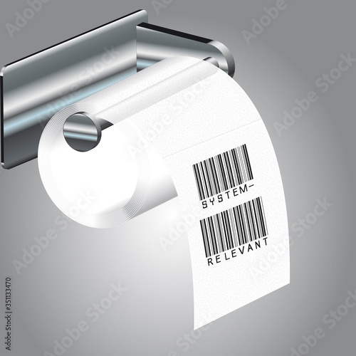 Toilettenpapier Systemrelevant