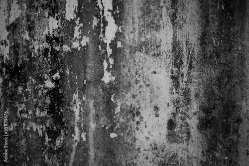 Wallpaper Mural Old walls with black lichen stains attached. Torontodigital.ca