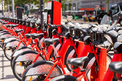 Photography Rental bikes available for rent in the city