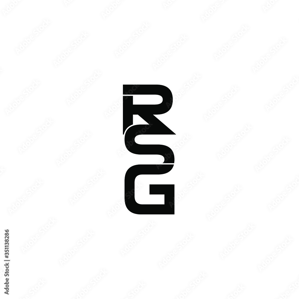 rsg letter original monogram logo design rsg letter original monogram logo design