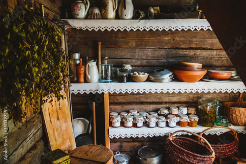 Old kitchen storage