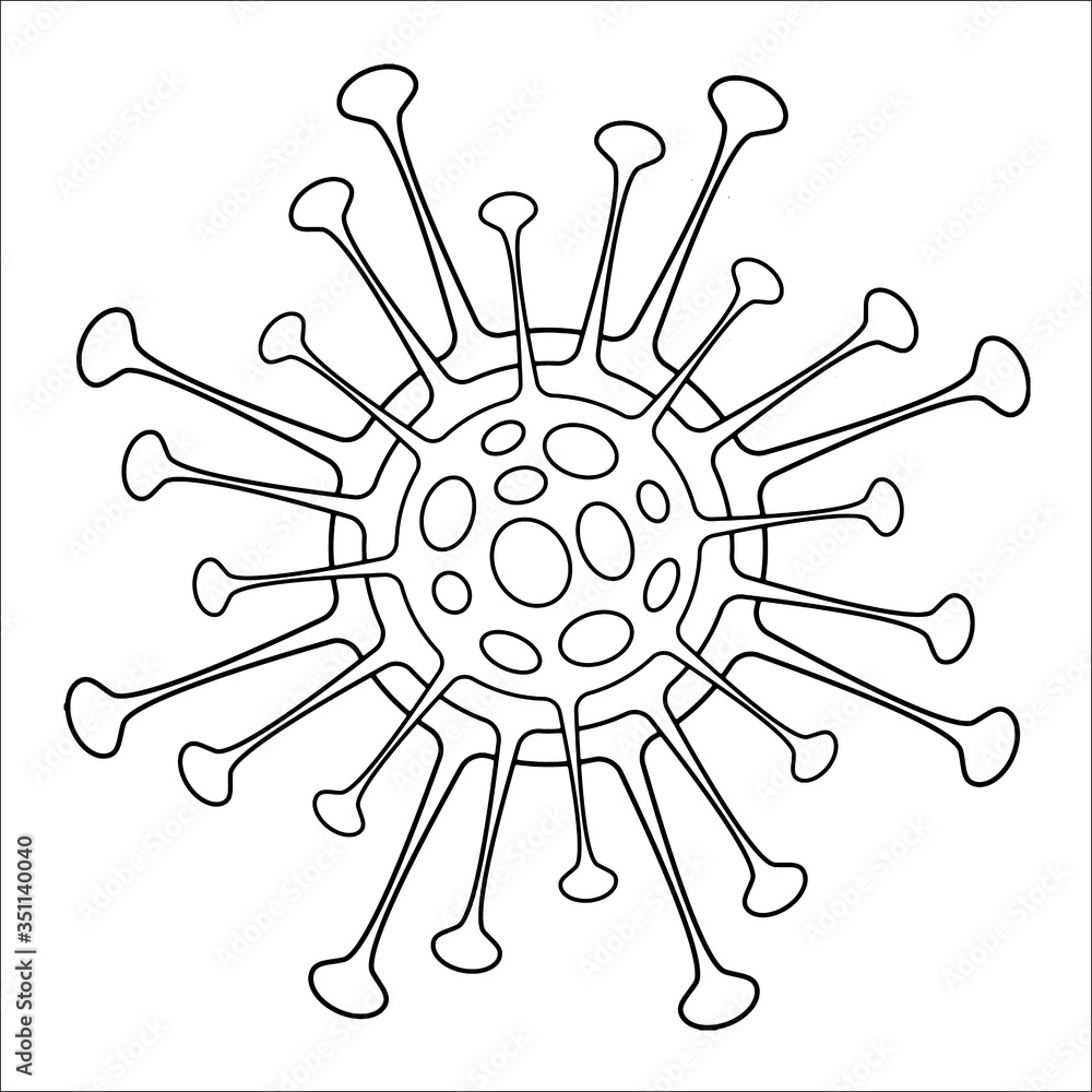 Bacteria. Biology. Organism. Virus Infection Ebola Epidemic Sick. Medical Genetics Bacteriological Microorganism. Flat Vector Illustration. Line illustration virus. Coronavirus. Civid19 Bacteria. Biology. Organism. Virus Infection Ebola Epidemic Sick. Medical Genetics Bacteriological Microorganism. Flat Vector Illustration. Line illustration virus. Coronavirus. Civid19