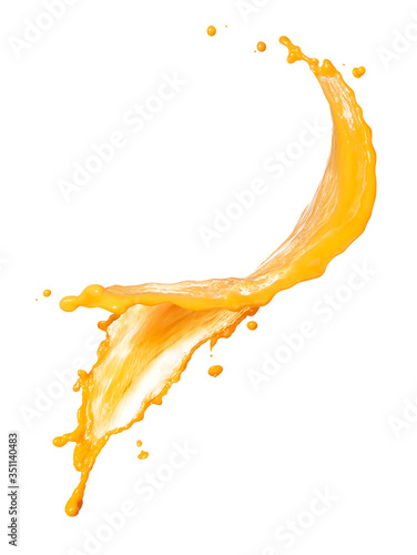 Murais de parede orange juice splash