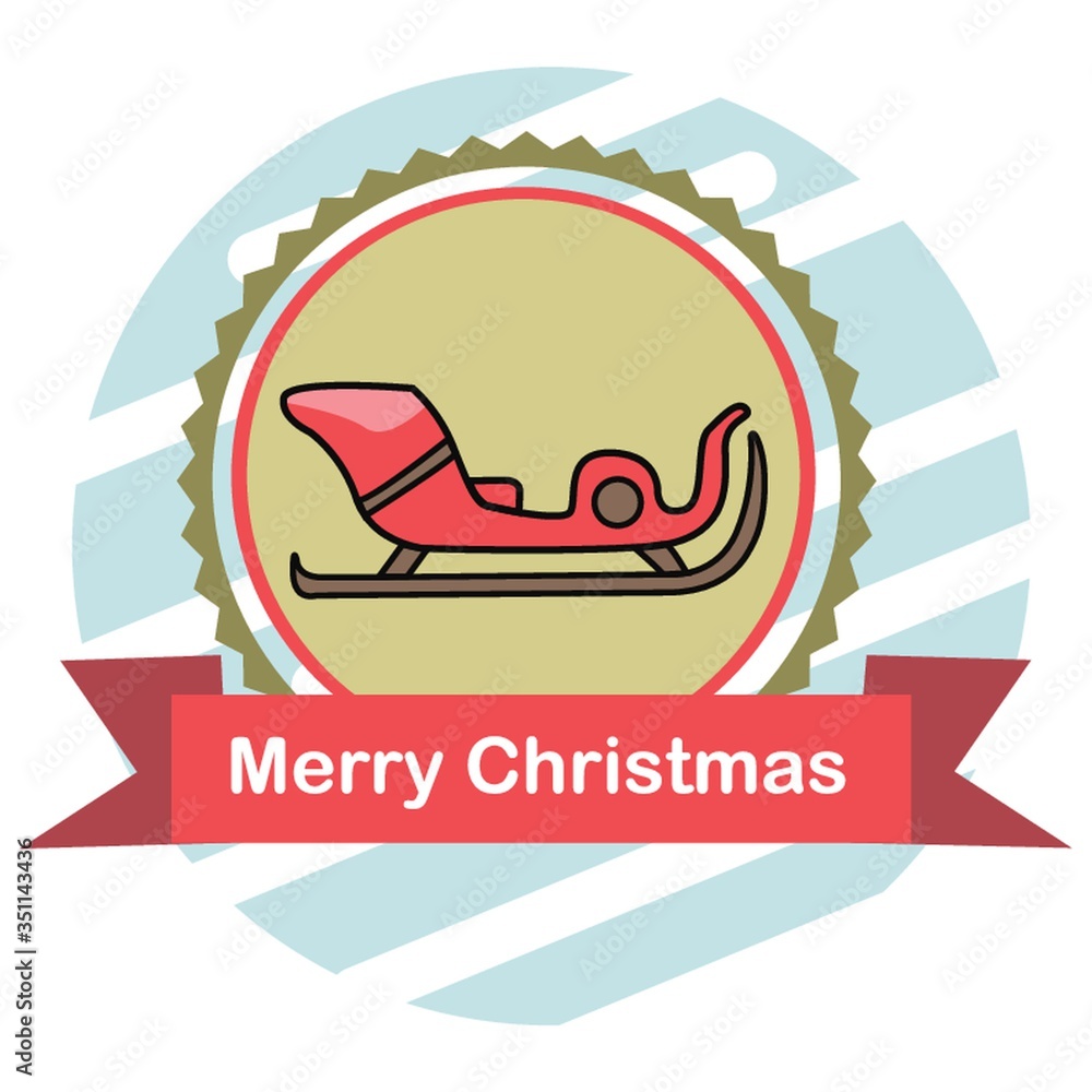 Fototapeta premium sledge