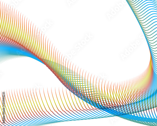 Abstract background blend wave line design for Wallpaper, Banner, Background, Card, Book Illustration, landing page