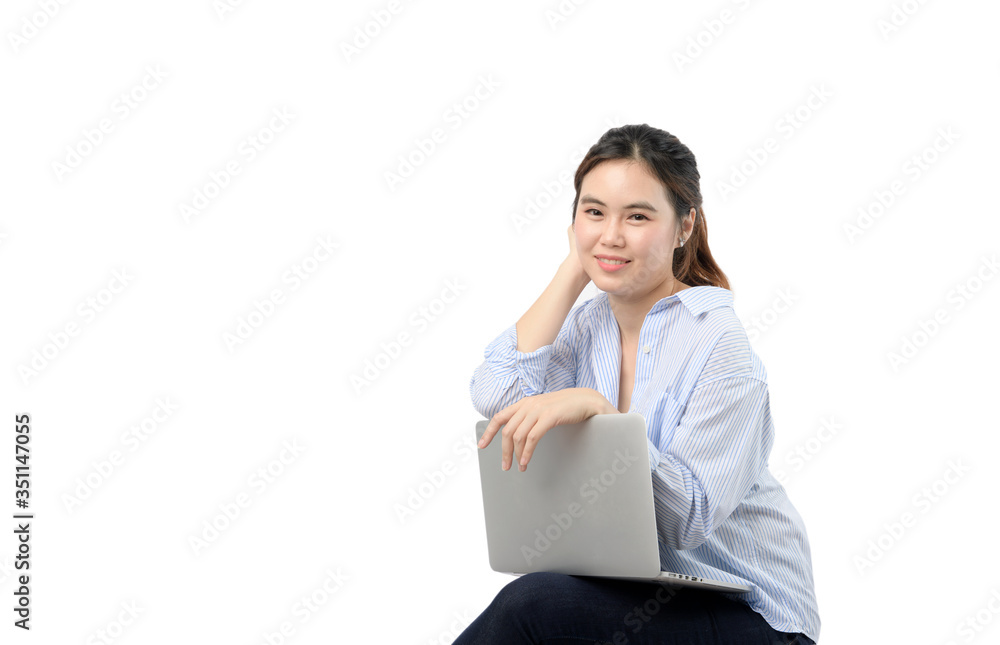 Shot of a young thoughtful woman working on a computer in her home office, relaxing at home Shot of a young thoughtful woman working on a computer in her home office, relaxing at home