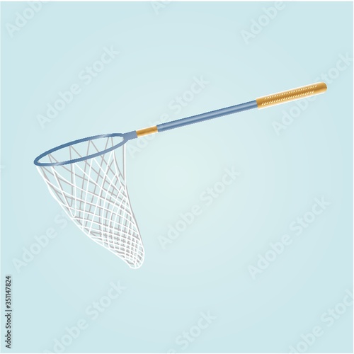A fishing net illustration.