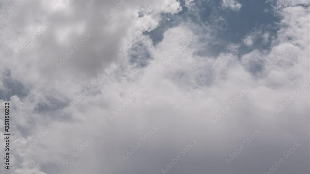 Sky with growing clouds. Time lapse clouds motion flow. Formation of clouds before the storm Sky with growing clouds. Time lapse clouds motion flow. Formation of clouds before the storm