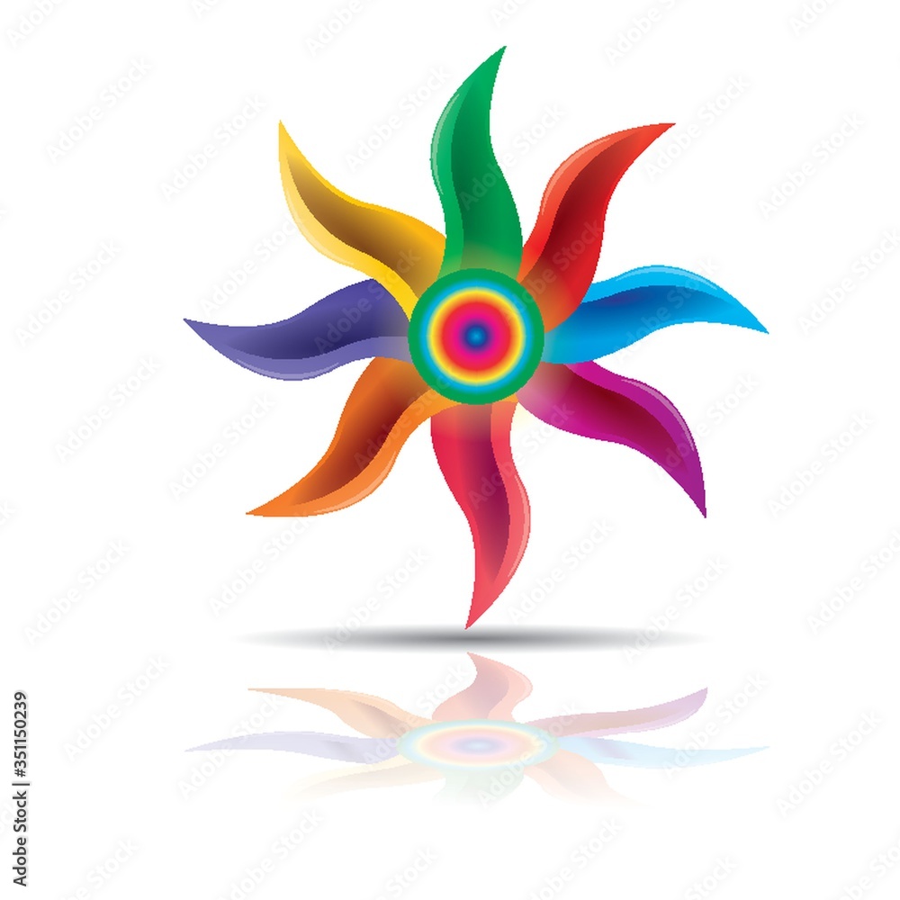 Colorful flower Colorful flower