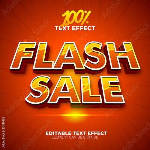 Flash Sale text effect