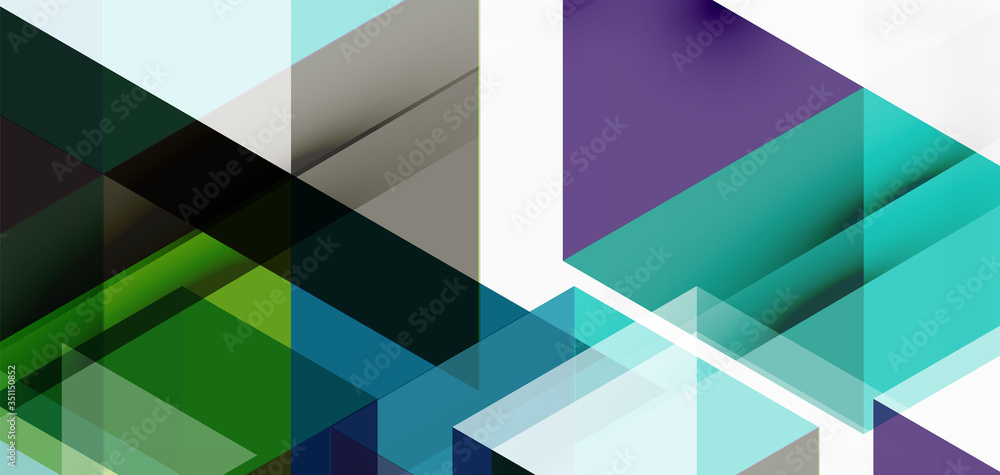 Geometric abstract background, mosaic triangle and hexagon shapes. Trendy abstract layout template for business or technology presentation, internet poster or web brochure cover, wallpaper Geometric abstract background, mosaic triangle and hexagon shapes. Trendy abstract layout template for business or technology presentation, internet poster or web brochure cover, wallpaper