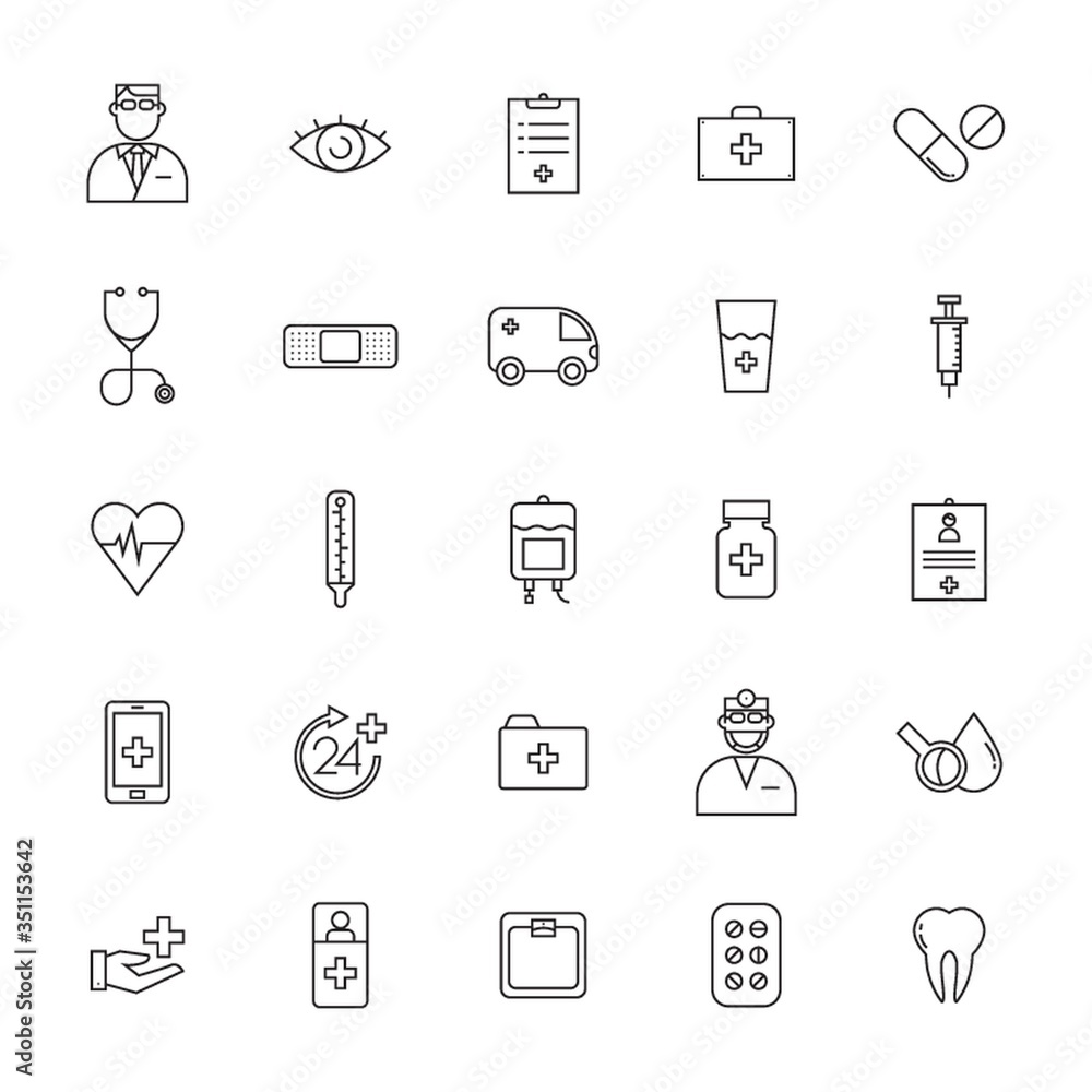 Doctor icons Doctor icons