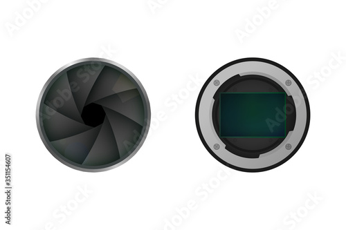Image sensor and shutter.