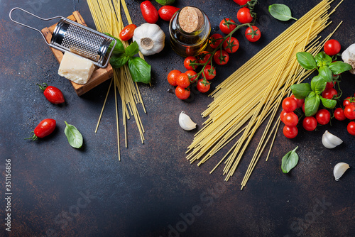 Concept of italian food