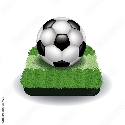 A football ball illustration.