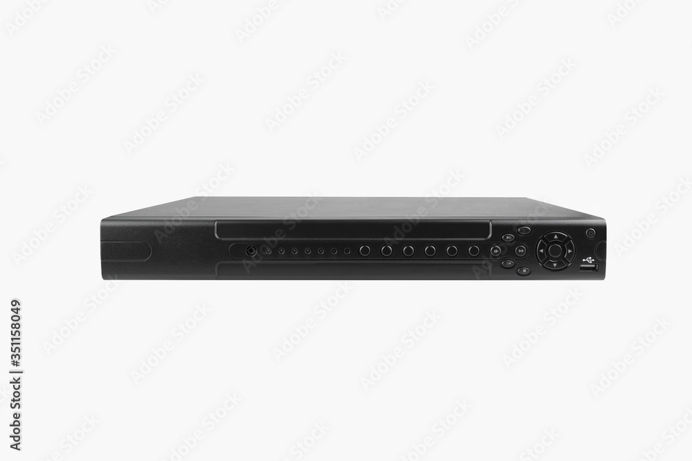 Digital Video Recorder on white background Digital Video Recorder on white background