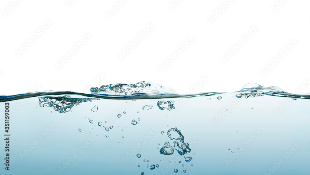 Abstract water wave splash isolated on white background. Abstract water wave splash isolated on white background.