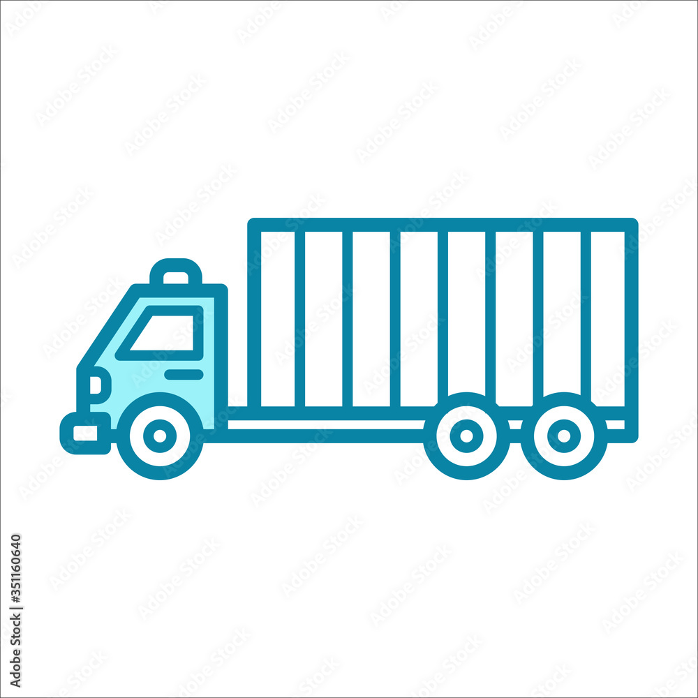 truck - transportation icon vector design template truck - transportation icon vector design template