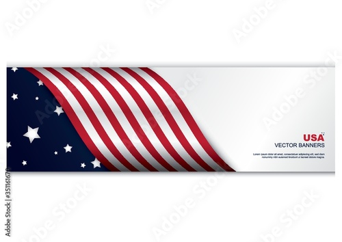 american flag banner