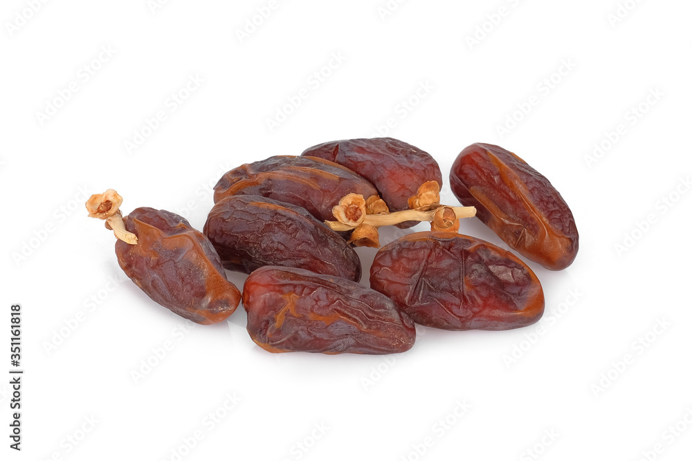 dried sweet dates isolated on white background dried sweet dates isolated on white background