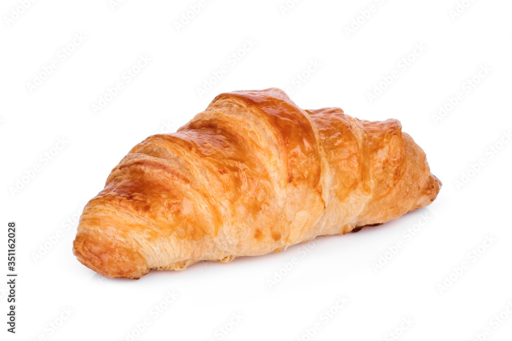 croissant isolated on white background