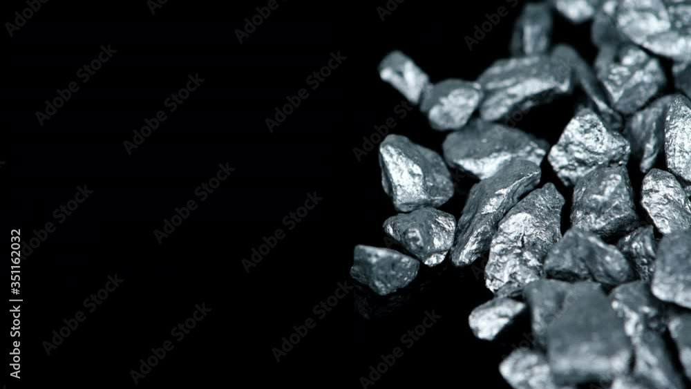 Heap of silver nuggets (seamless loopable) Heap of silver nuggets (seamless loopable)
