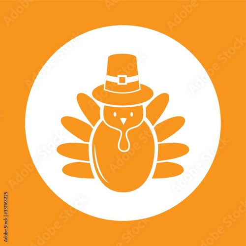turkey with pilgrim hat