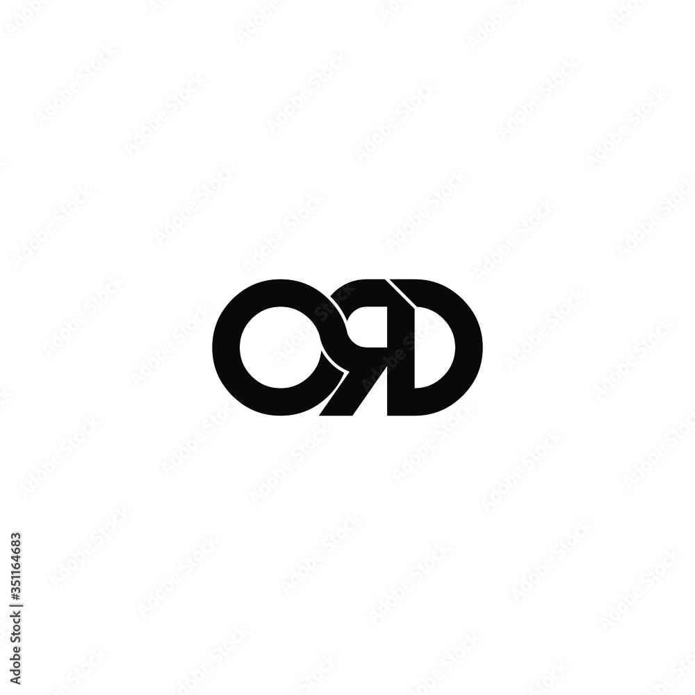 ord letter original monogram logo design ord letter original monogram logo design