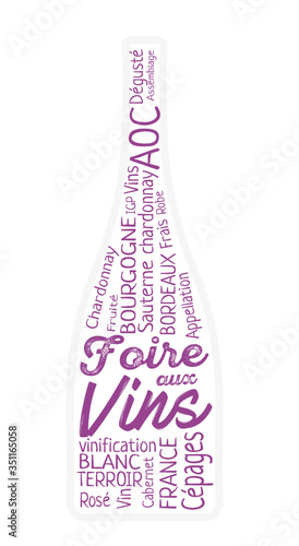 Foire aux vins, nuage de mots