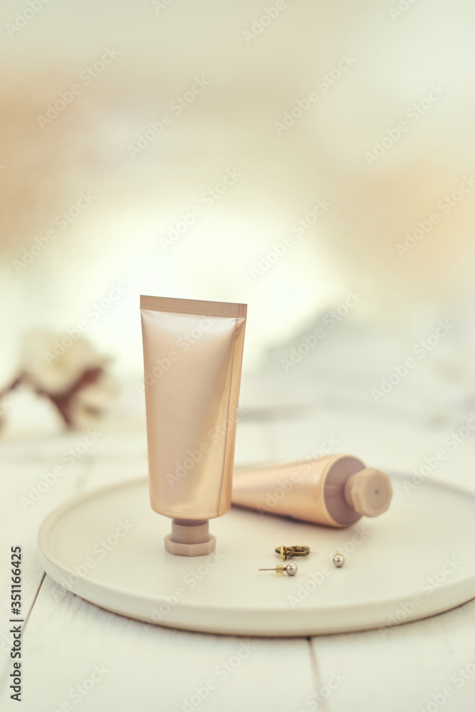 Skincare product on backgrrund. Skincare product on backgrrund.