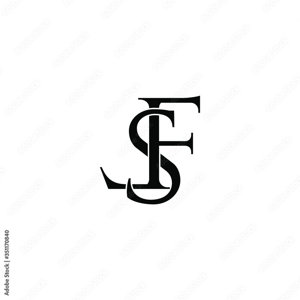 Lsf Letter Original Monogram Logo Design Stock Vector Adobe Stock Lsf Letter Original Monogram Logo Design Stock Vector Adobe Stock
