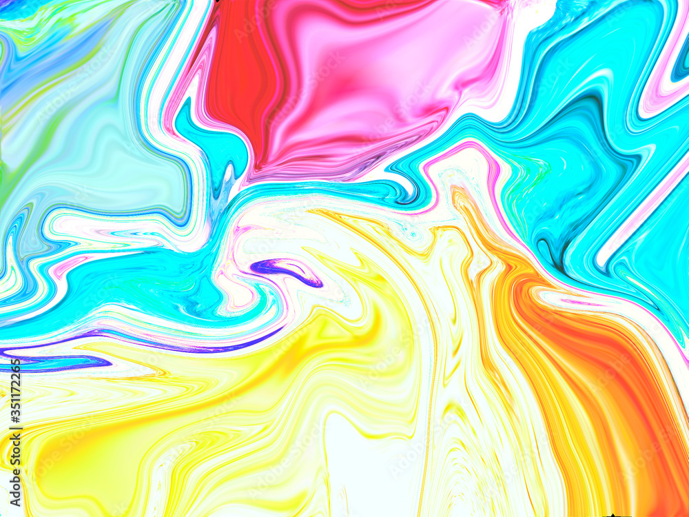 Fluid abstract mix color background. modern desing textile