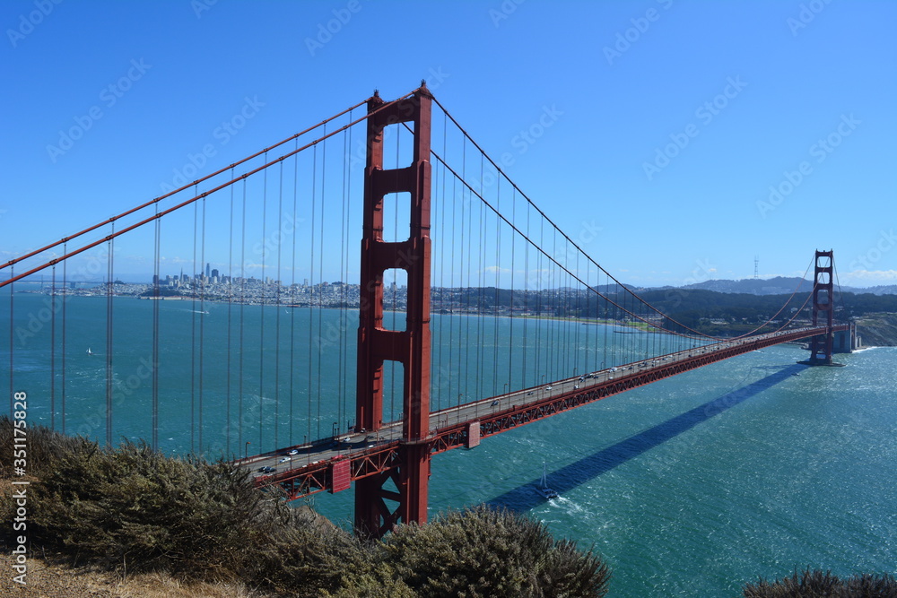 Obraz premium Golden Gate Bridge - San Francisco - USA - Kalifornien