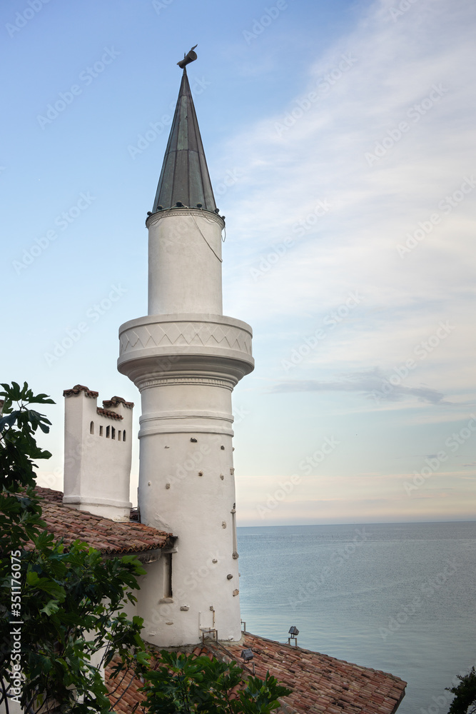 Balchik castle tower 
