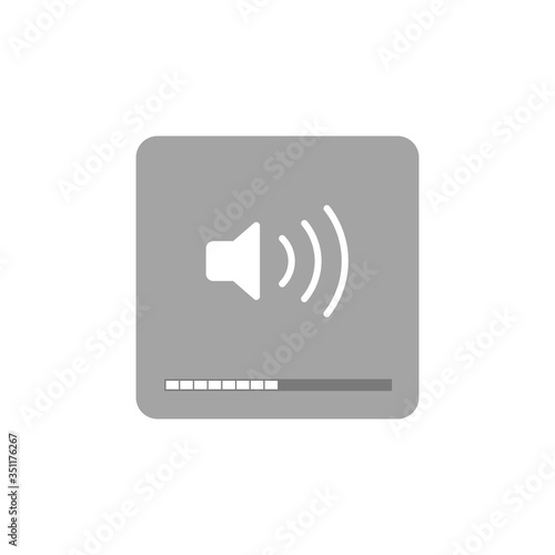 Volume medium icon. Multimedia symbol modern, simple, vector, icon for website design, mobile app, ui. Vector Illustration