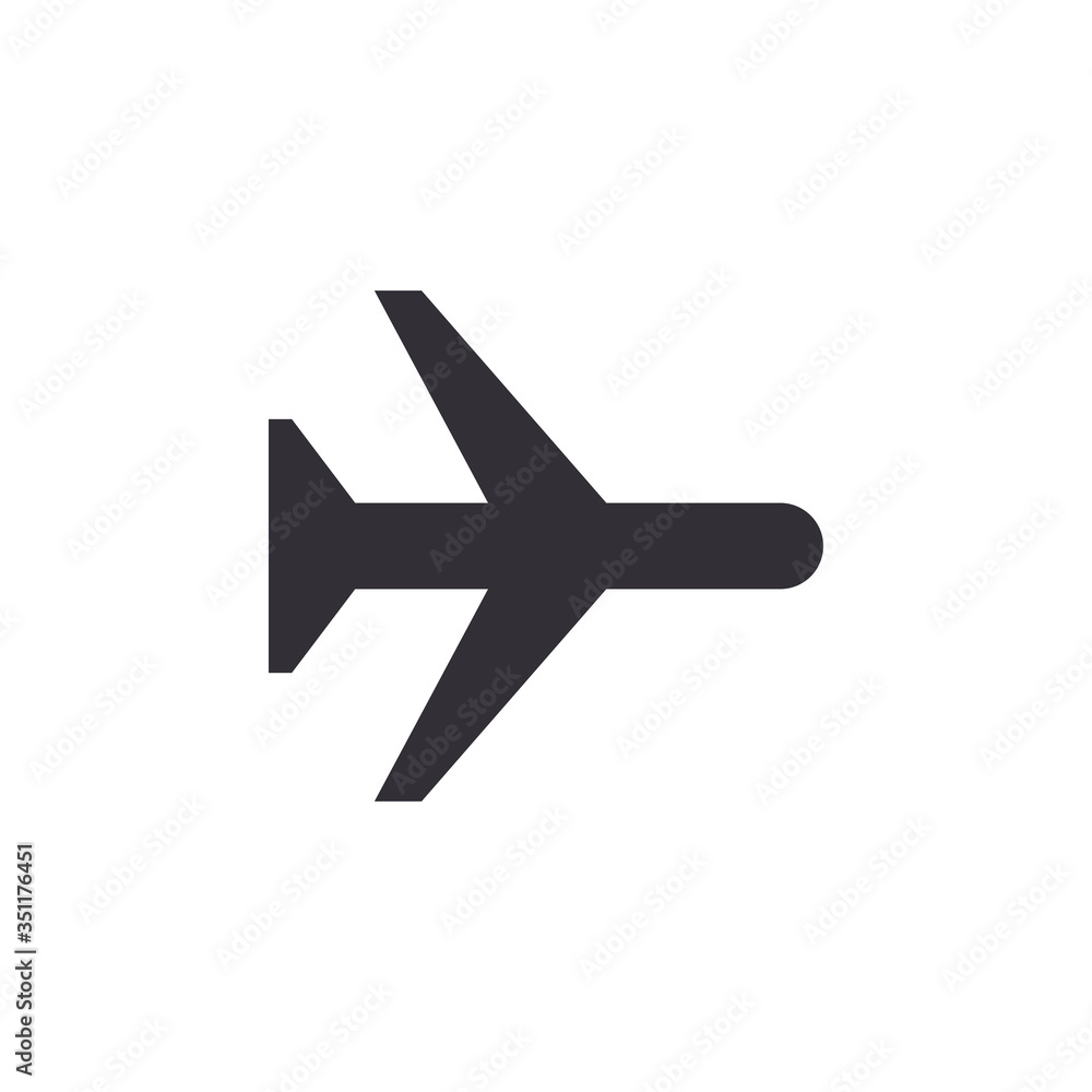 Plane icon. Vector Illustration Plane icon. Vector Illustration