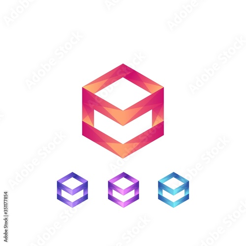 Premium box logo design