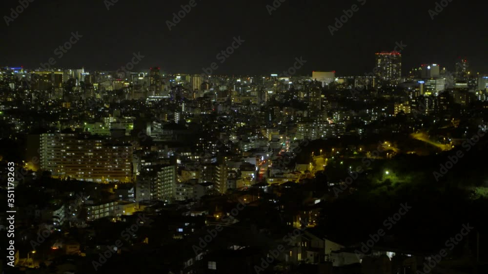 琉球沖縄那覇市の夜景(俯瞰)-Ryukyu Okinawa Naha City Night View (Overview) 琉球沖縄那覇市の夜景(俯瞰)-Ryukyu Okinawa Naha City Night View (Overview)