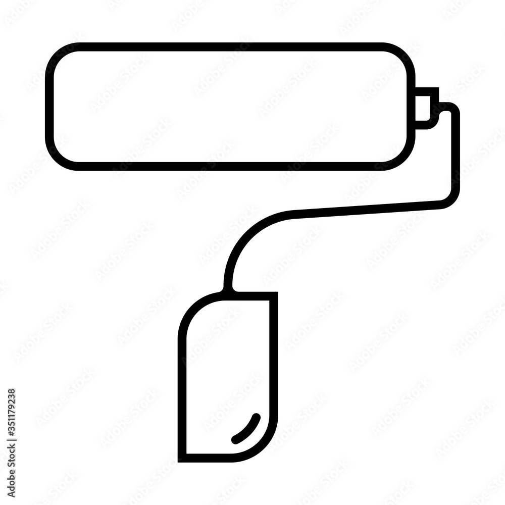paint roller icon vector illustration paint roller icon vector illustration