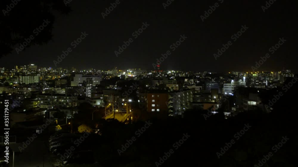琉球沖縄那覇市の夜景(俯瞰)-Ryukyu Okinawa Naha City Night View (Overview) 琉球沖縄那覇市の夜景(俯瞰)-Ryukyu Okinawa Naha City Night View (Overview)