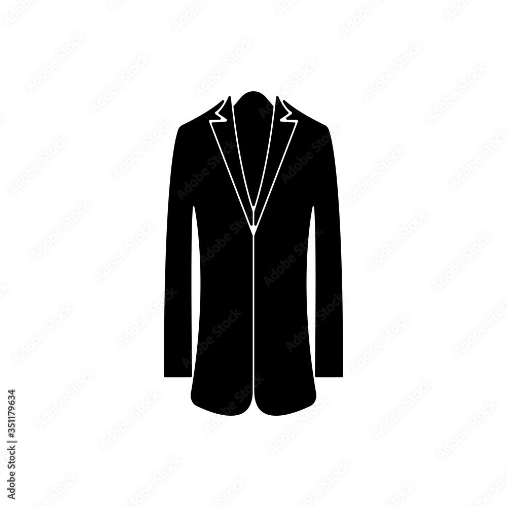 Suit icon. Jacket symbol modern, simple, vector, icon for website ...
