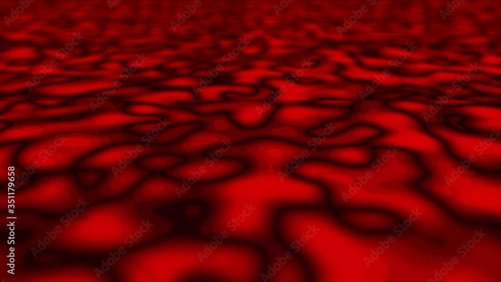 Vidéo Stock Abstract Red motion shapes background 3D animation seamless ...