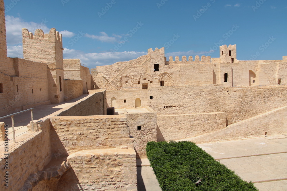 The Ribat of Monastir is a ribat, an Islamic defensive structure, located in Monastir, Tunisia. The Ribat of Monastir is a ribat, an Islamic defensive structure, located in Monastir, Tunisia.