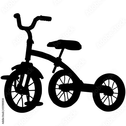 Old Tricycle vector