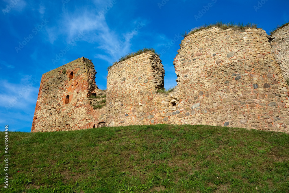 Old medieval castle ruins
