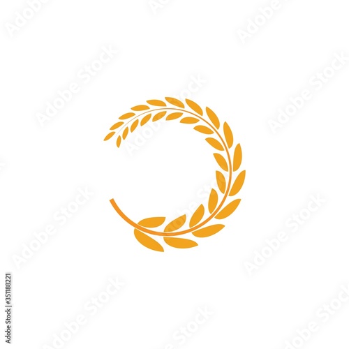 rice logo vector