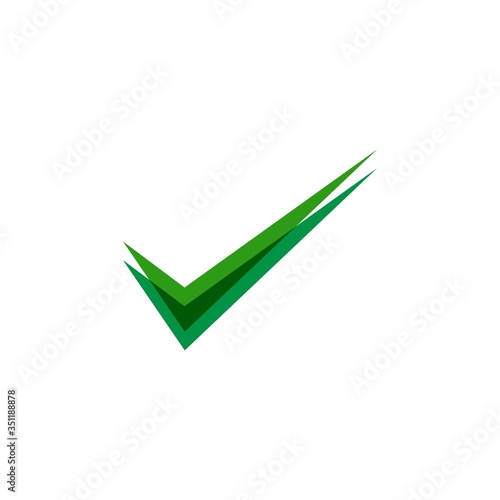 Free Download Check mark V Letter Logo - GFXLoad