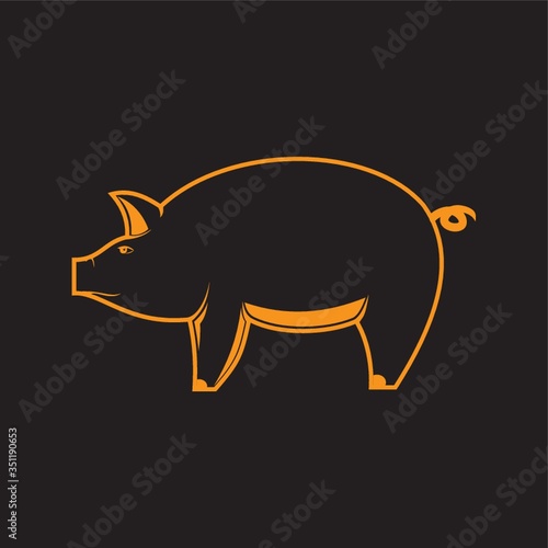 A pig illustration.