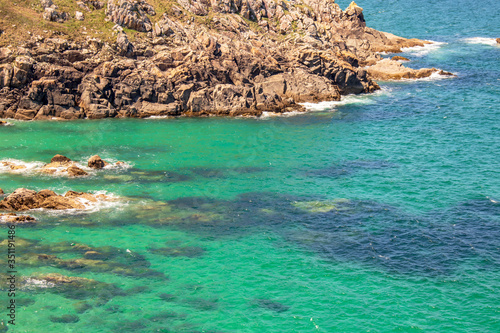 Beuzec- Cap-Sizun. La pointe de Kastel Koz. Finistère. Bretagne