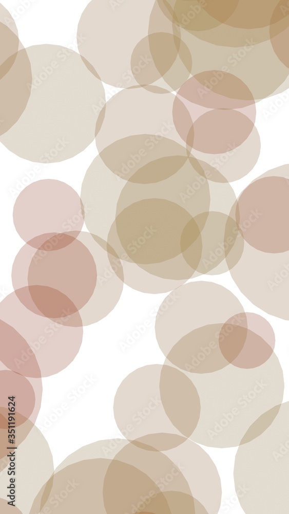 Multicolored translucent circles on a white background. 3D illustration Multicolored translucent circles on a white background. 3D illustration